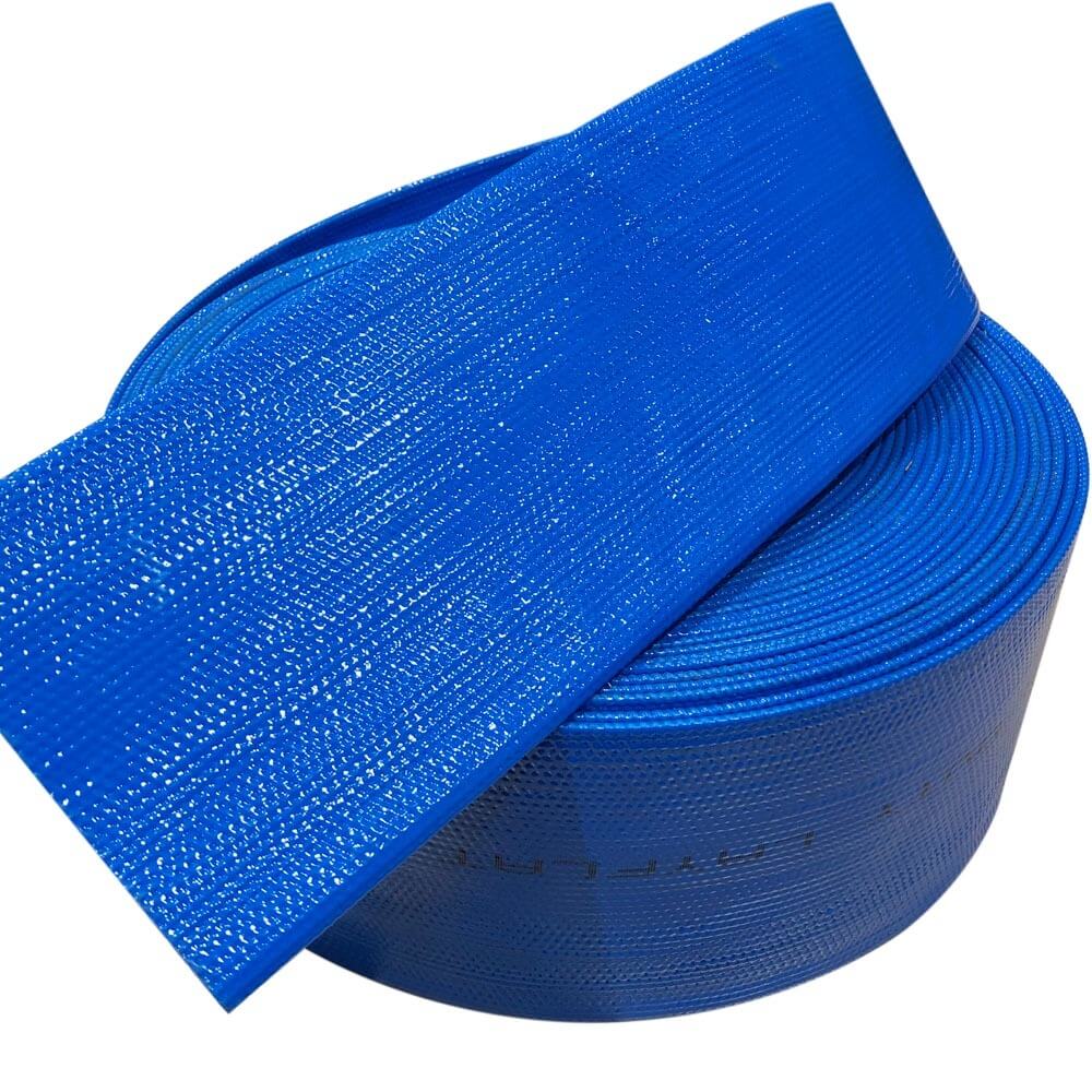 2 Inch Thornado PVC Blue Layflat Lay Flat Hose Premium Quality 65PSI